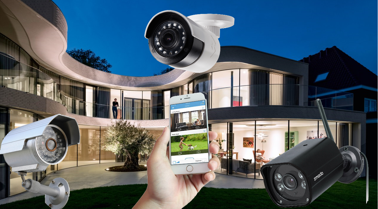 Thiết bị camera đảm bảo an ninh cho toàn bộ căn nhà.