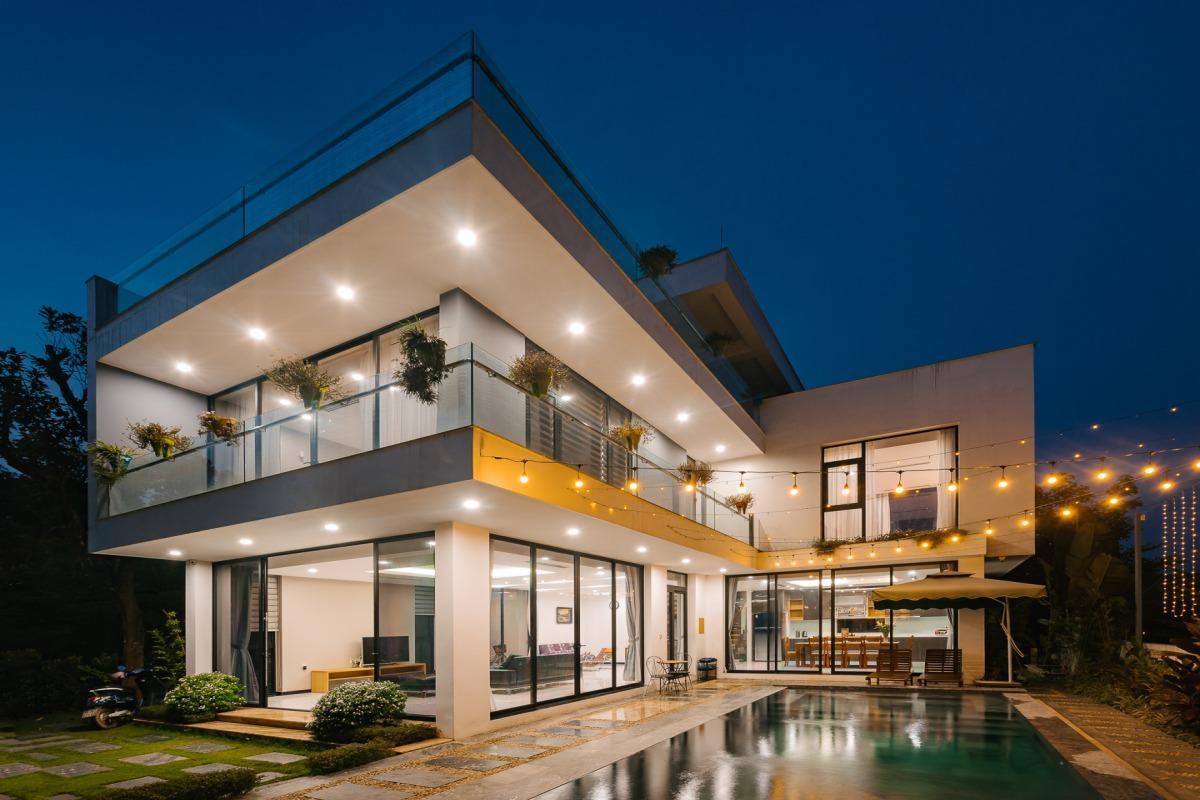 nhà thông minh dạng biệt thự đơn lập.