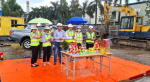 Lễ khởi công xây dựng công trình tại công ty thép đặc biệt Shengli