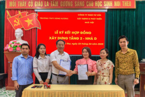 Nhà Việt Construction ký kết dự án thi công công trình giáo dục tại Thái Bình – Trường THPT Hùng Vương